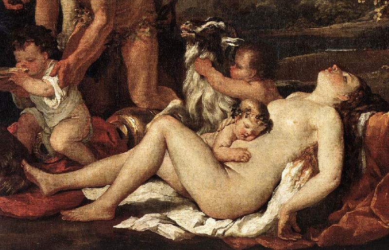 POUSSIN, Nicolas The Nurture of Bacchus (detail) af oil painting picture